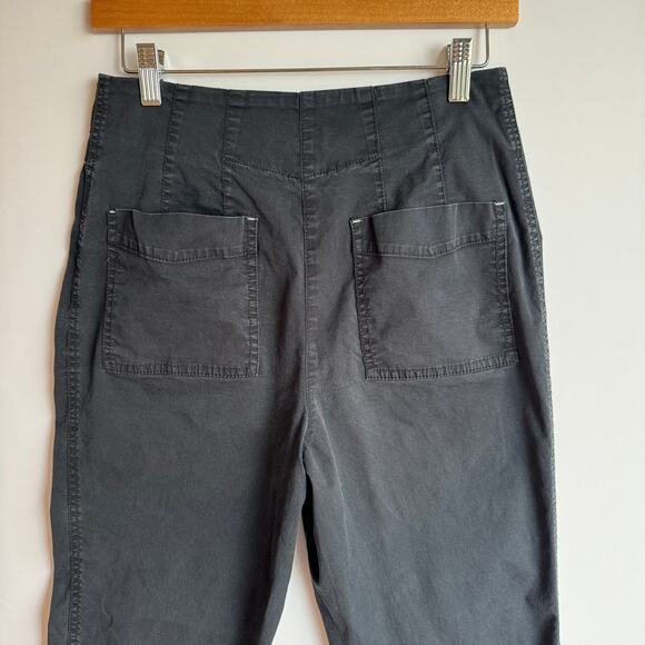 Anthropologie Maeve Cigarette Pants Black Size 8 - Picture 9 of 16